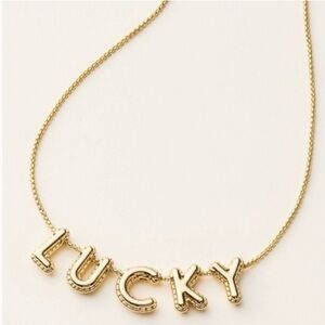 Gold 'Lucky' Necklace